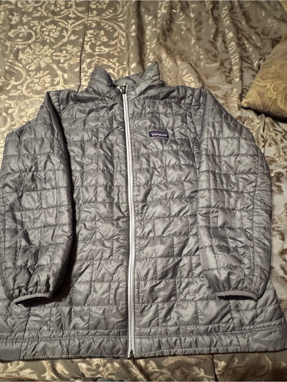 Patagonia women’s Gray Quilted Puffer Jacket